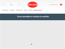 Tablet Screenshot of galeo.com.mx